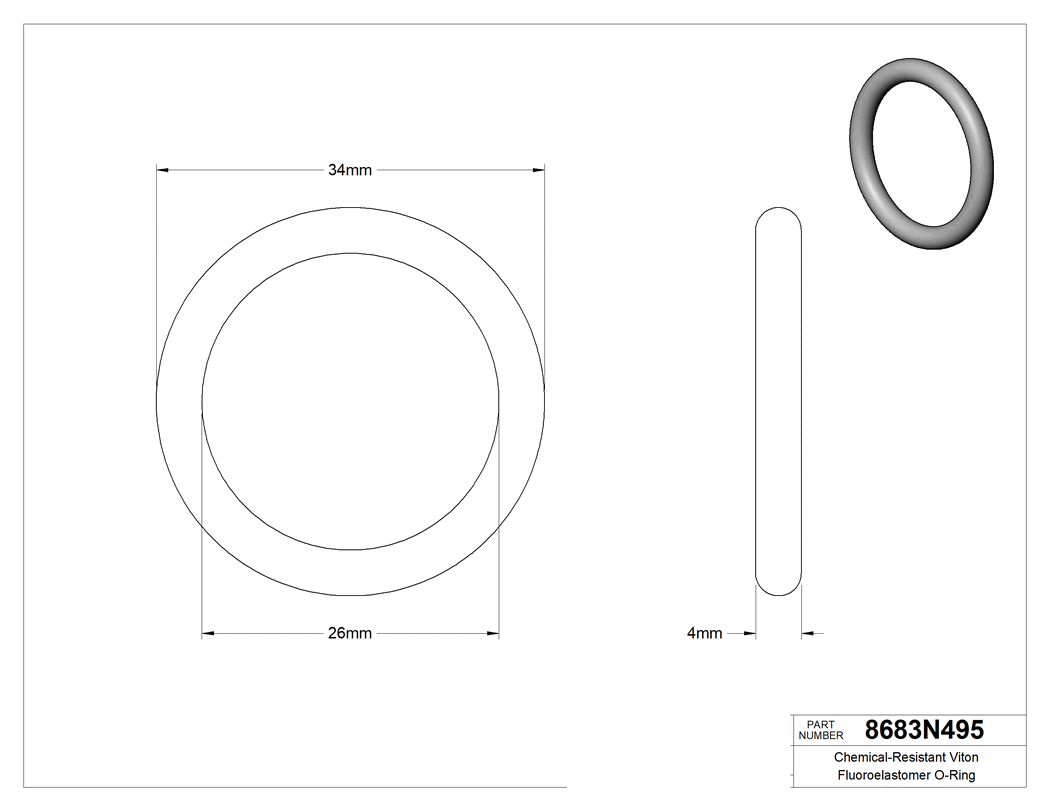 Technical drawing - 8683N495